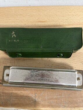 Vintage M.Hohner Super Chromonica 270 Harmonica-Key of C-with Case/Papers